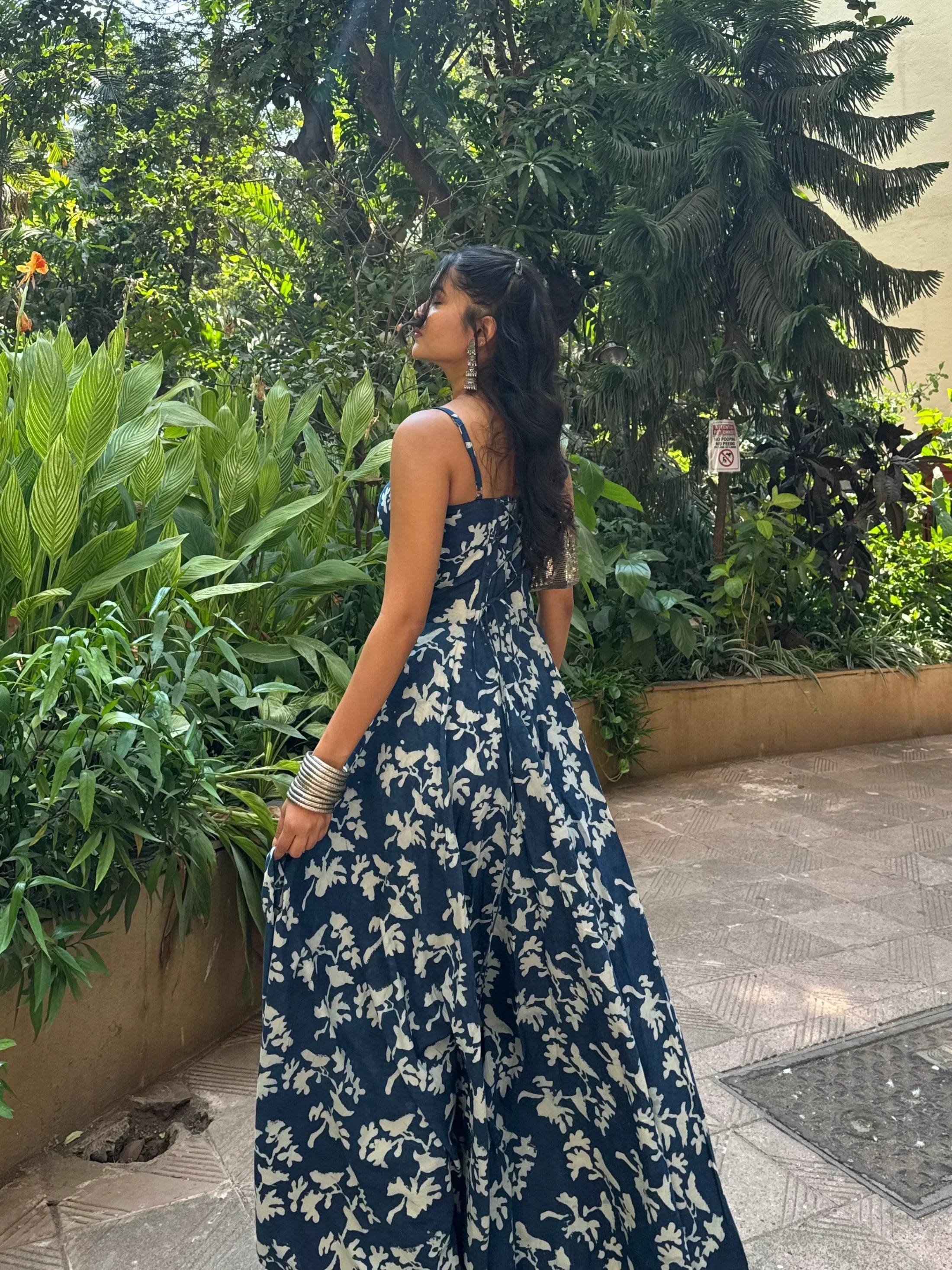 Corset Indigo Dress